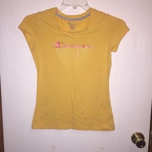 Yellow Champion Tee